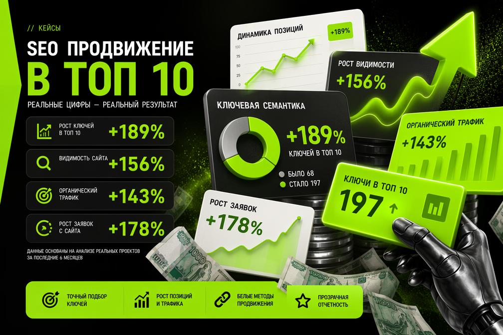 Сводка результатов SEO-продвижения